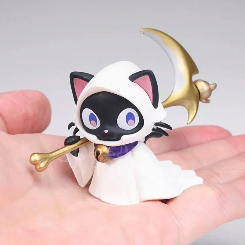 New In Stock Sickle Reaper Cat Twisted Egg Blind Box Reaper Shaped Cat Action Figure Collection Ornament Perfect Birthday Gift
