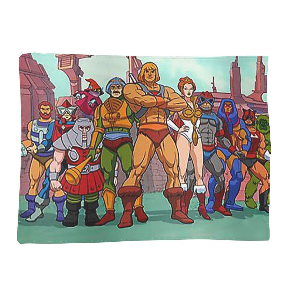 Eternia He-Man And The Masters Of The Universe Blanket Soft Warm Flannel Throw Blanket Plush for Bed Living Room Picnic Travel