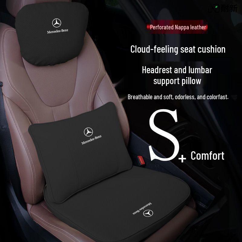Kompatible Mercedes-Benz Kopfstützen- und Nackenstützkissen für Modelle der A-Klasse, C-Klasse, E-Klasse, E300L, GLC, GLACLE und Maybach.