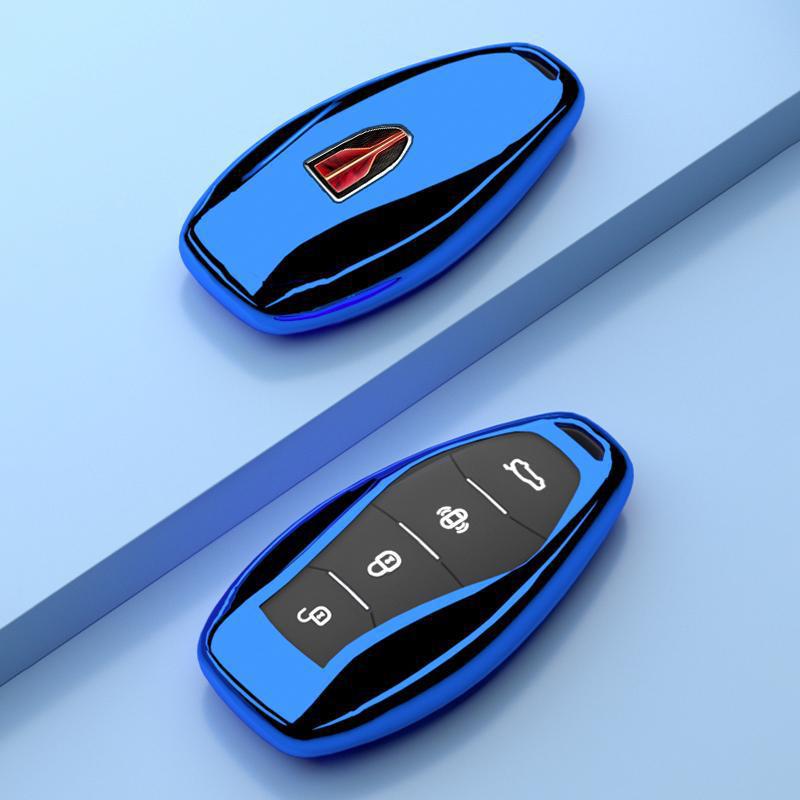 Premium HQ9 Men's Key Shell Cover for 2023 Hongqi H5 – Full Coverage with Stylish Buckle