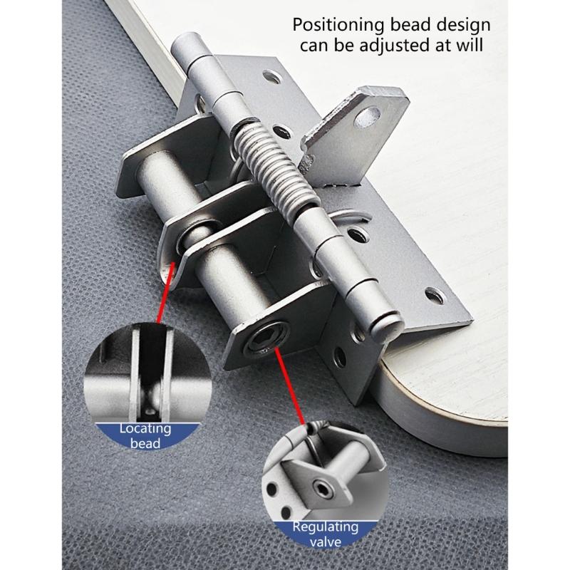2pcs Spring Hinges for Securely and Convenient Door Closures with 90 Degree Positioning Feature Elegant Color Designs