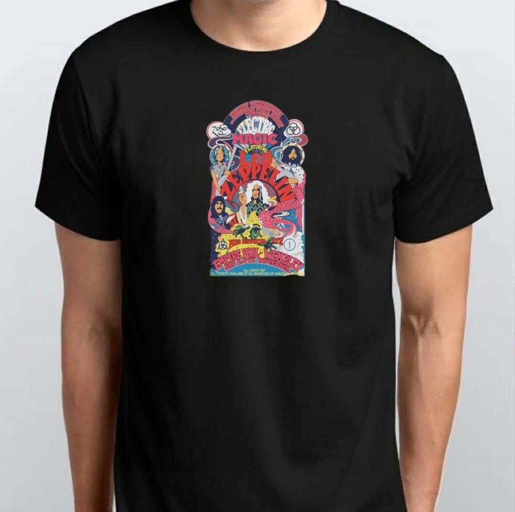The Mother Ship Led Zeppelin Unisex T-SHIRT S M L XL XXL 3 4 XL Black White