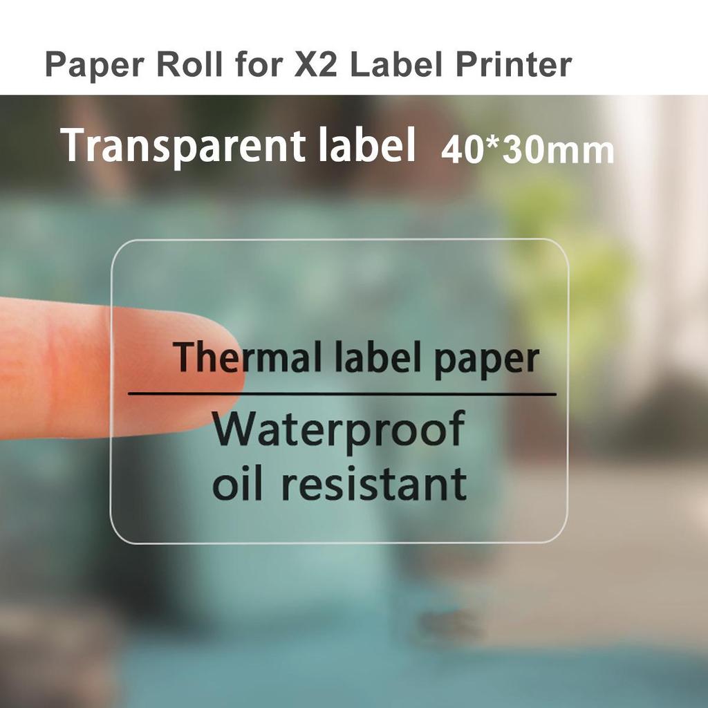 X2 Bluetooth Wireless Thermal Label Printer – Portable, Inkless Barcode & QR Code Machine