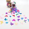 Werich Butterfly Confetti for Party Decorations, Gradient of Sparkling Shiny Foil Table Scatter, Colorful Wedding Birthday Baby Shower Supplies, 3