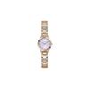 Guess Watches Women's 28mm Analog Stainless Steel Watch with Silver Bracelet, Lavender Dial, Diamond Indexes, Officially Imported
