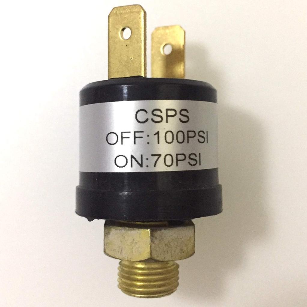 Mercy tools Tlakový spínač vzduchového odpružení 1/8NPT Závit Vzduchová houkačka Vzduchová nádrž (70-100 PSI)