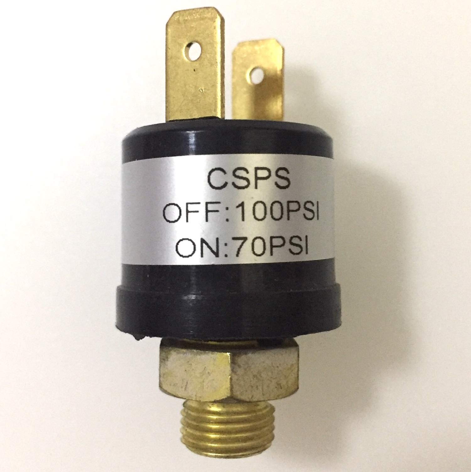 

mercy tools Air Suspension Pressure Switch 1/8NPT Screw Air Horn Air Tank (70-100PSi) 70-100PSi