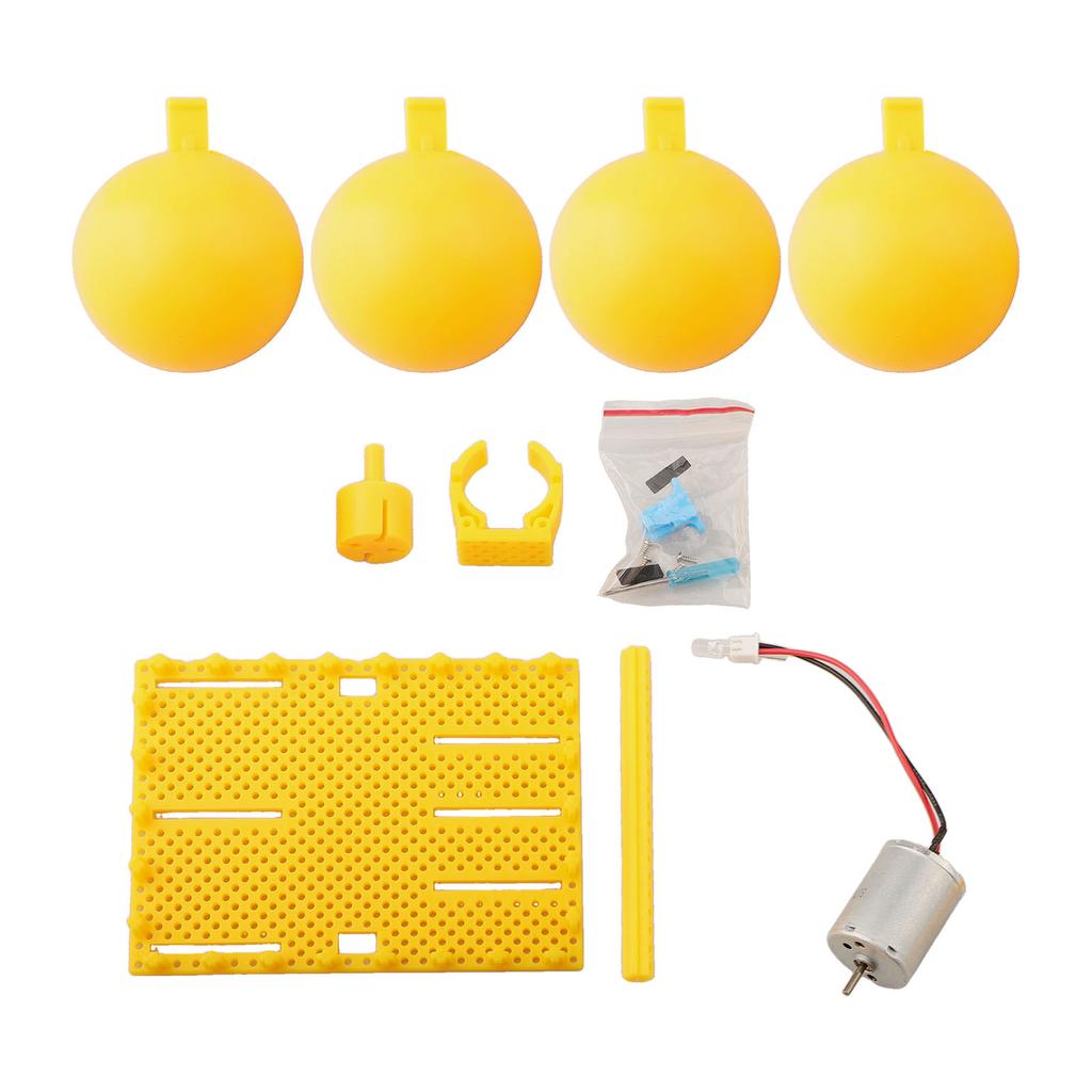 Wind Turbine Generator Kit with DC Brushless Motor Holder Blades for DIY Science Learning Wind Power Educational Projects