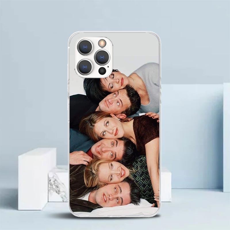 Friends Tv Show Funny Family Phone Case For IPhone 16 17 Air 16E 15 14 Plus 13 Mini 12 11 Pro Max 7 8 + SE 2020 Soft TPU Back Co