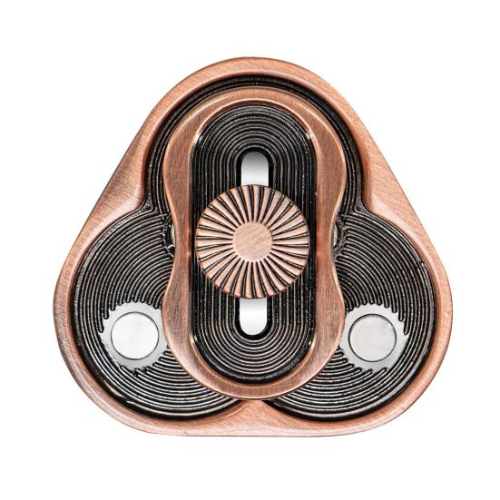 Triangle Fidget Slider Stress Anxiety Relief Portable Kids Teens Adults Magnetic Metal Fingertip Slider Pocket EDC Slider Sensory Toy