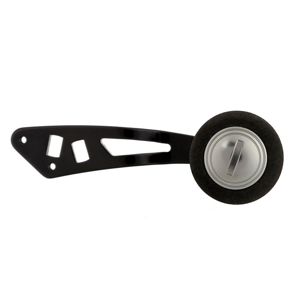 Fiskerullehandtag EVA-knopp med beslag Reservdelar för lågprofilrulle (Vapen färg)