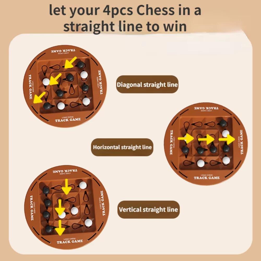 Creativity 4 in A Row Game Fast Strategy Track Logic Board Strategy Game  Family Party