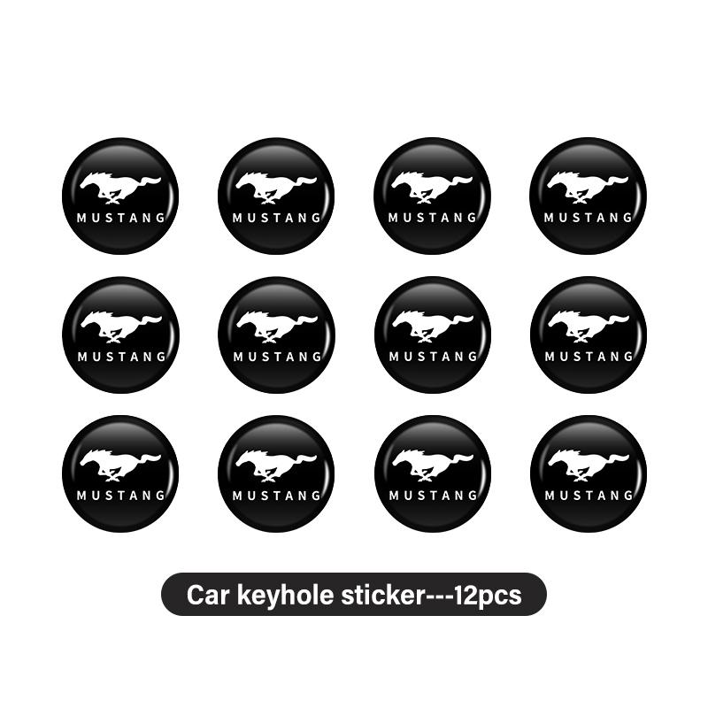 For Ford 8pcs Car Keyhole Protective Sticker Anti Block Guard Waterproof Escape Ecosport Fusion Explorer Expedition Taurus