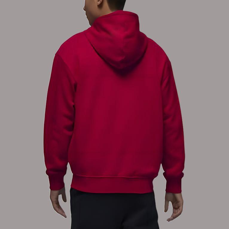 Jordan Essentials Solid Color Zip-Up Hoodie Men Tops Red FQ1867-687