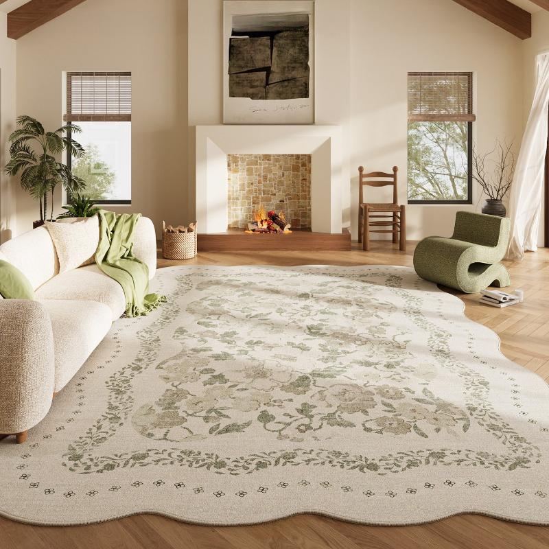 Franse Stijl Woonkamer Decoratie Grote Vloerkleed Grote Vloerkleden voor Slaapkamer Pluizig Zacht Lounge Vloermat Verdikt Pluche Vloerkleed 80x120cm white