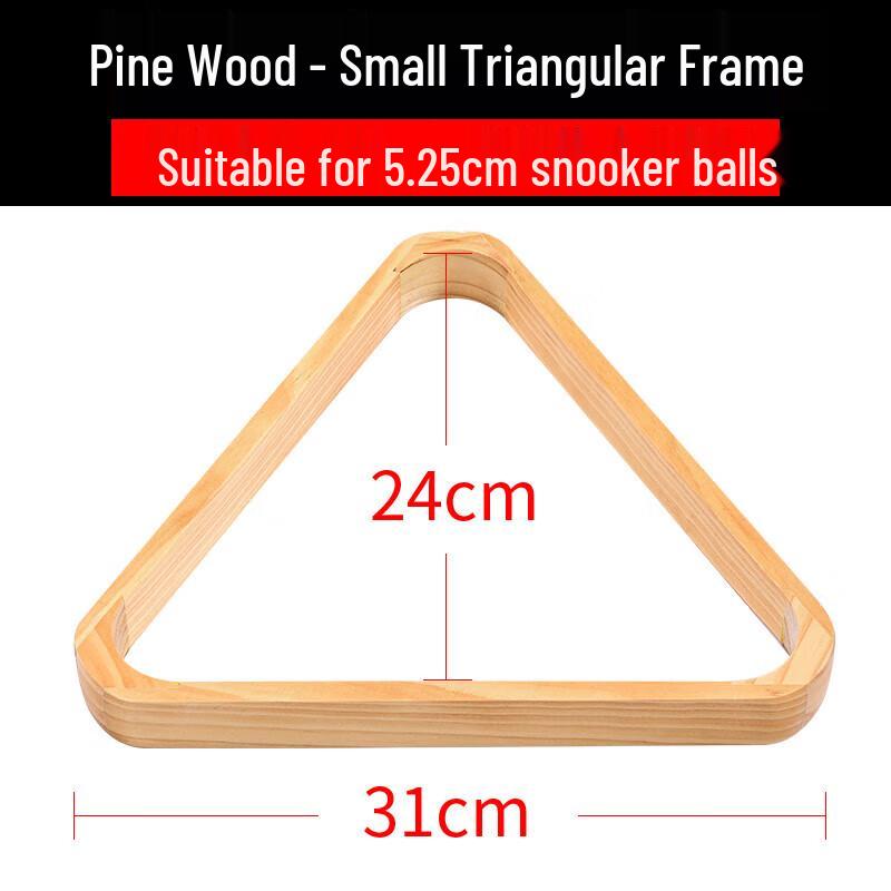 Pine Wood Billiards Triangle Rack