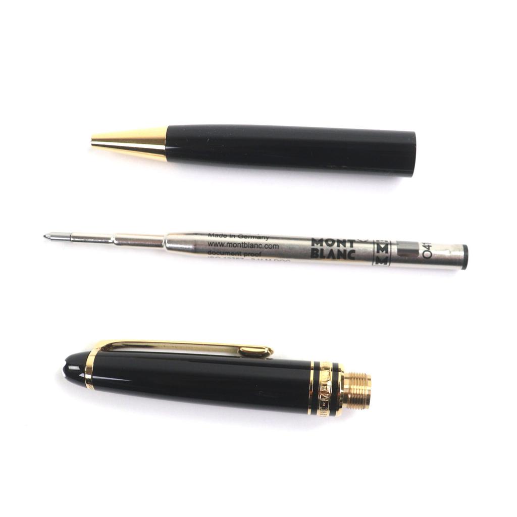 Excellent MONTBLANC Ballpoint pen Meisterstück Classic Black gold mens Used