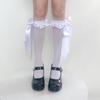 Sweet Girl Pure Desire Style Lace High Socks Bowknot Ribbon Long Knee Socks Stockings
