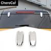 2x ABS Heckklappe Hintertür Fensterglas Scharnierabdeckung Für Bronco Sport 21+Chrom