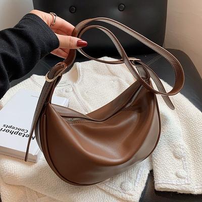 Modische Tasche Damen Neu Retro High-End Ins Nische Knödeltasche Vielseitig Weiches Leder Schulter Umhängetasche