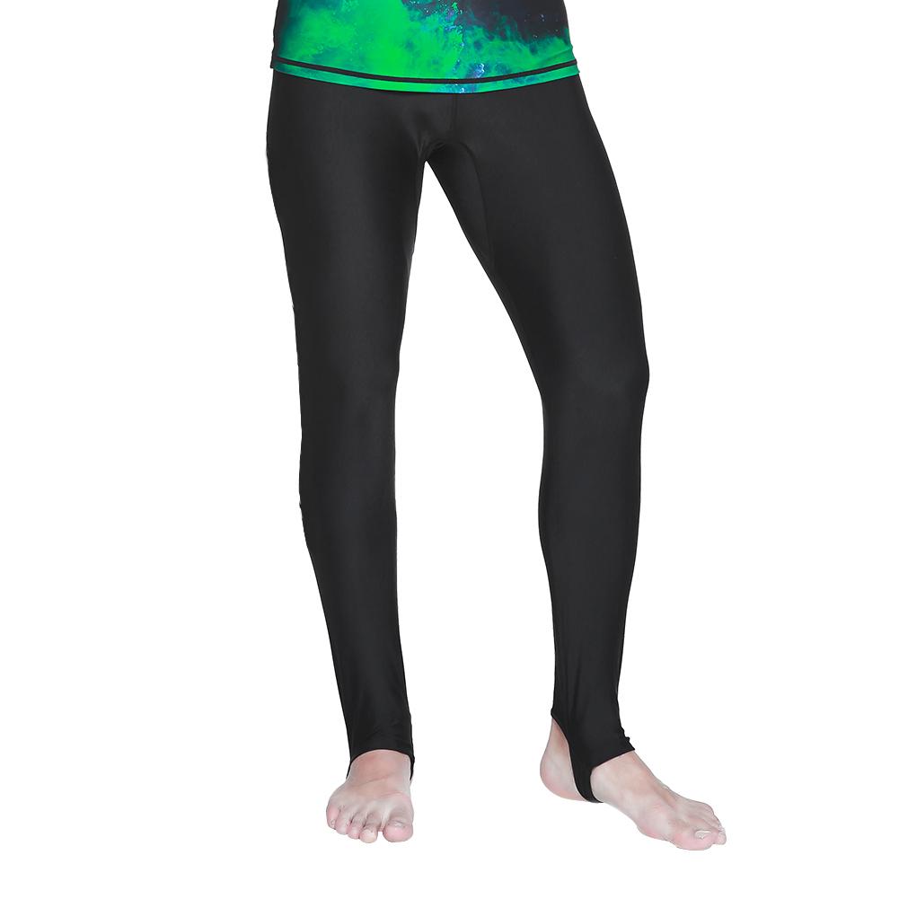 KEEP DIVING Bequeme Erwachsenen-Badehose Tauch-Lange Hose mit Fußband(L)