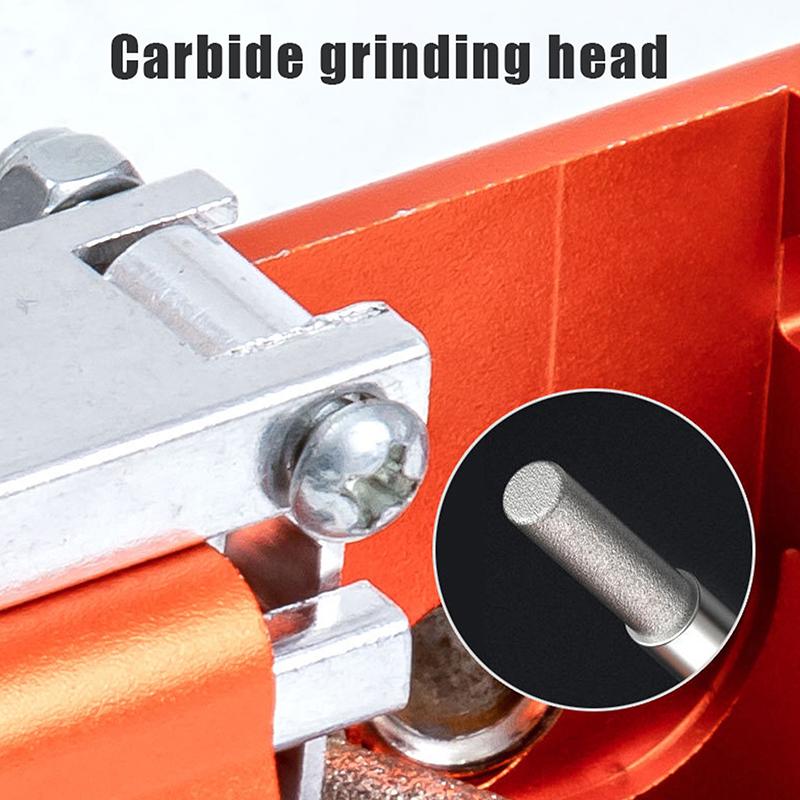 Portable Hand Chainsaw Sharpener Grinder Tool Household Manual Chain Grinding Tool Electric Chain Saw Blade Grinding Machine