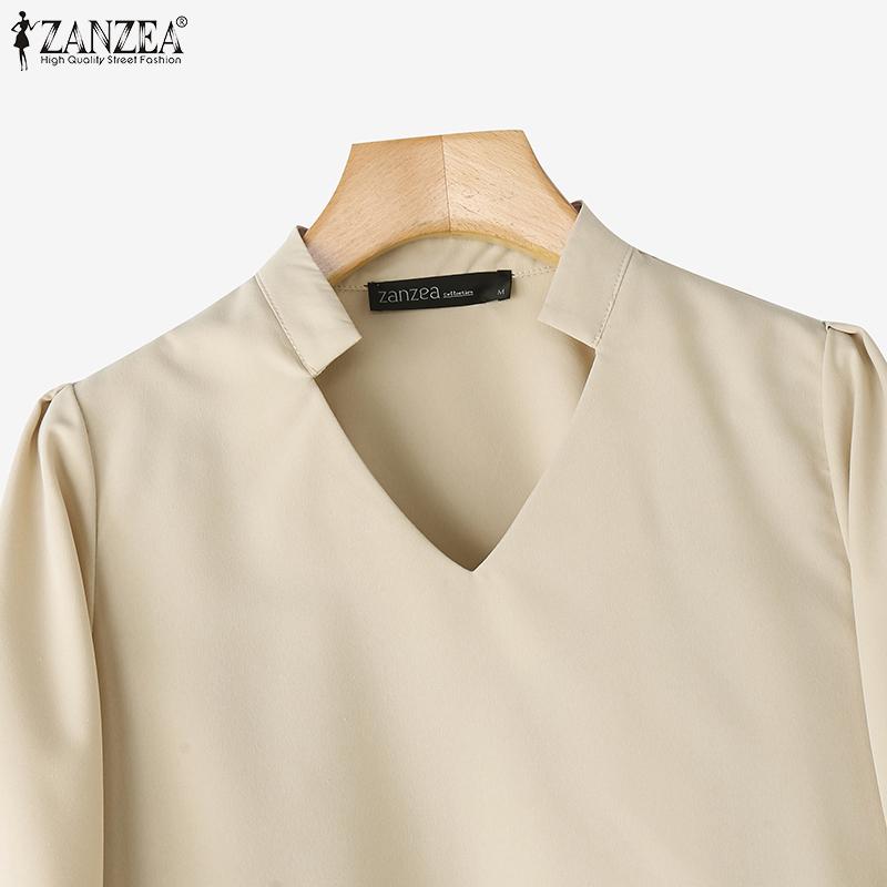 ZANZEA Dámské halenky s 3/4 rukávem a sukně Letní dvoudílné soupravy