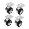 4 Pieces 2 inch Caster Wheels Industrial Casters Sturdy with Top Plate Swivel for Ottoman