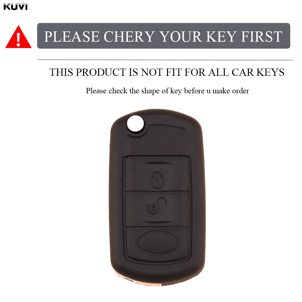 3 Button Tpu Car Flip Key Case Cover Shell For Land Rover Range Rover Sport Lr3 Discovery 3 Porected Fob Holder Accessories