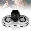 Cell Phone Cooler Semiconductor Cooling Silent Phone   with Dual Fan Fast Cooling for Gaming Livestreaming