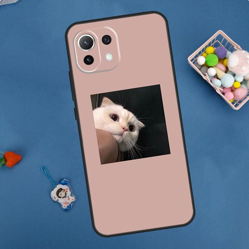 Pink Aesthetic Cute Cat Animal Case For Xiaomi 15 Ultra 13 14 11T 12T 13T 14T Pro POCO X7 Pro F5 F6 M6 X3 X5 X6 Pro Coque
