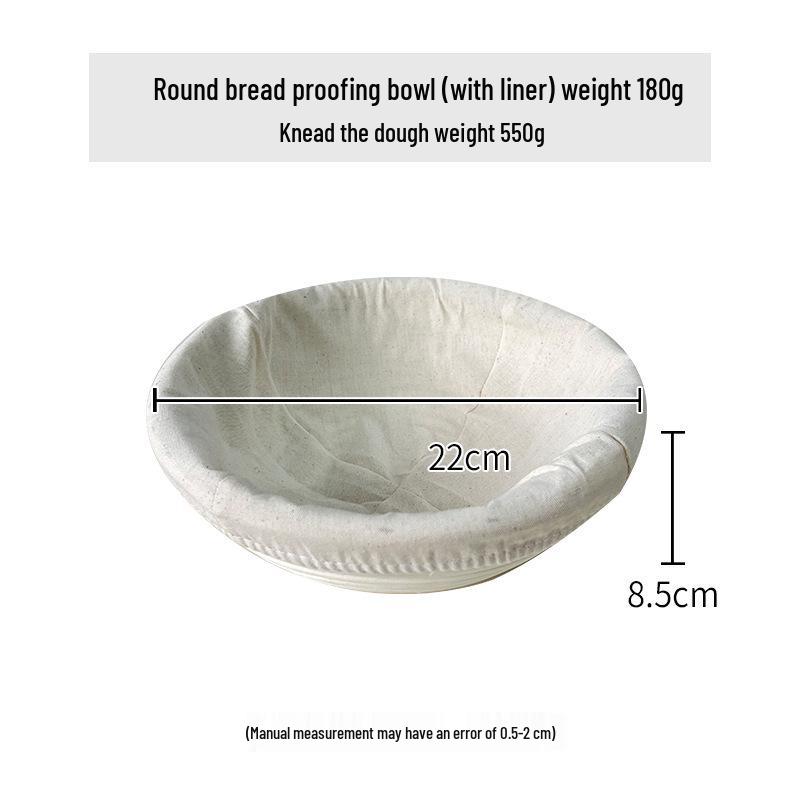 Nordischer Handgefertigter Europäischer Rattan Gärkörbchen für Brot zum Backen