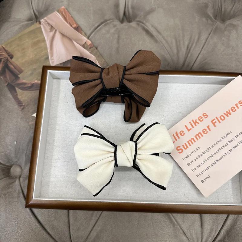 Diamond Flower Hair Claw Clip - Elegant Updo Accessory for Women