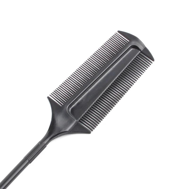 Professional Hairdressing Double Side Dye Comb With Nylon Hair Drying Brush Tinting Combs Hair Color Brush Hair Styling Tools