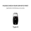 Fit For Mercedes Benz W205 W213 W177 W222 X167 Glc Gls Cle Cla Glb A C E S G Class Amg Genuine Genuine Leather Auto Key Fob Cover Case