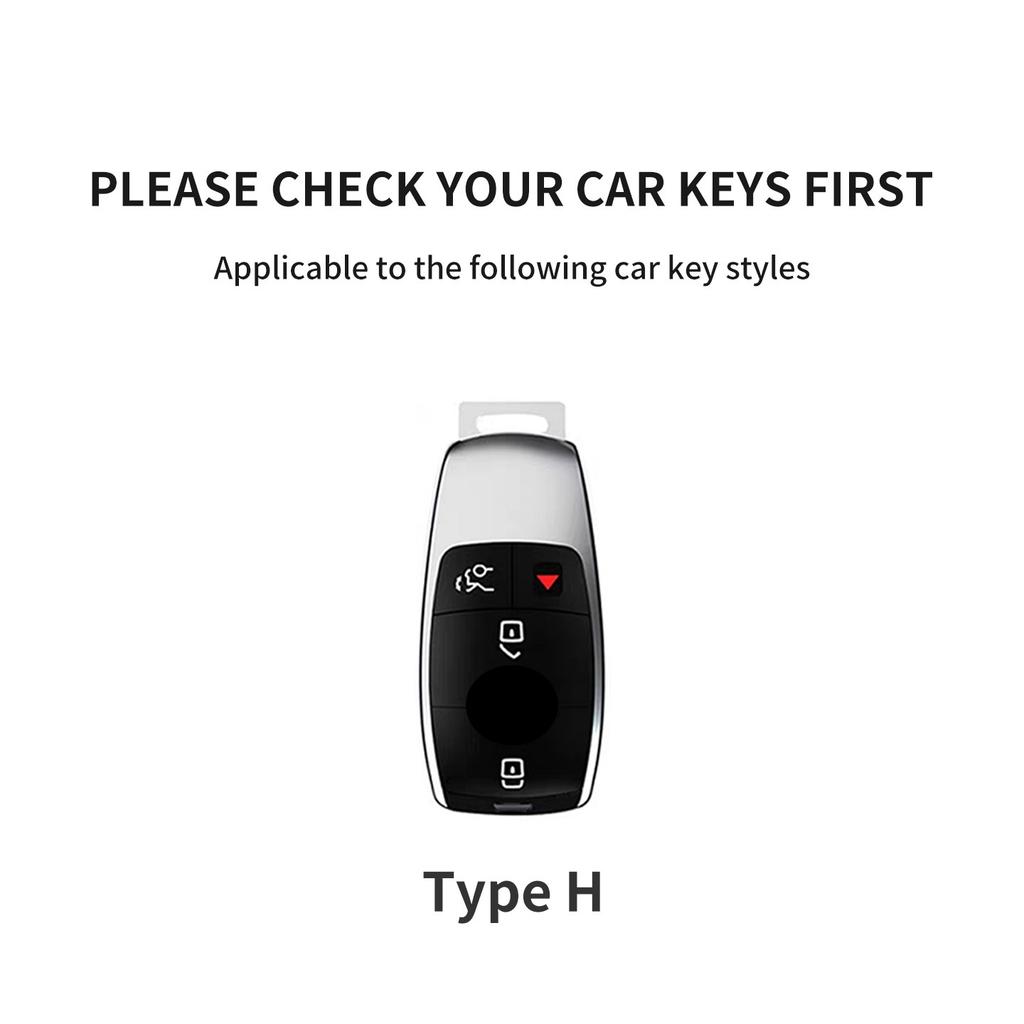 Fit For Mercedes Benz W205 W213 W177 W222 X167 Glc Gls Cle Cla Glb A C E S G Class Amg Genuine Genuine Leather Auto Key Fob Cover Case