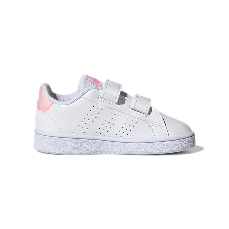 Adidas Neo ADVANTAGE Comfortable Abrasion Resistant Low top Toddler Shoes White Infant And Toddler GW0454