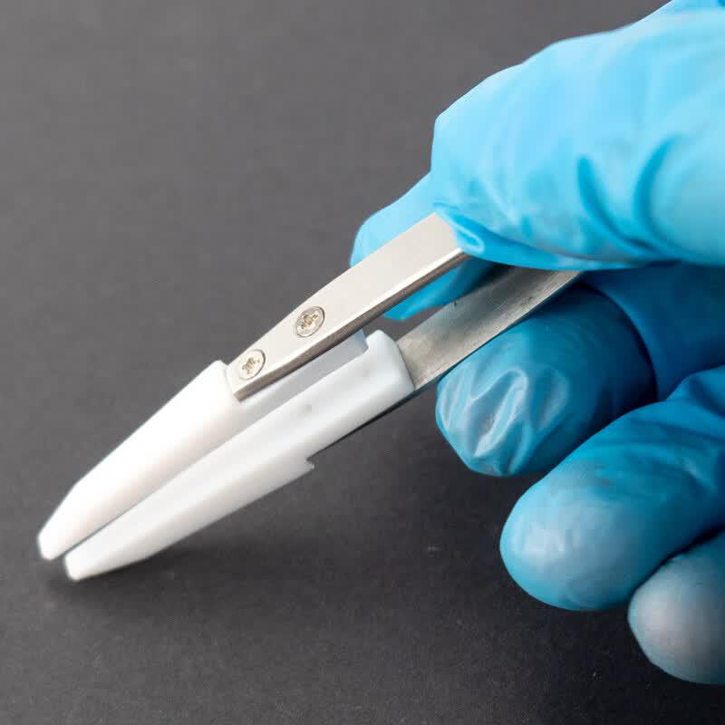 Haisidike HKCL-648 PTFE Stainless Steel Lab Forceps
