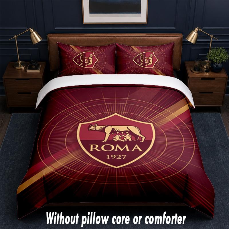 AS Roma Design Bed Bedding Set 1 Duvet Cover + 2 Pillowcases Soft Breathable Household Bed Linens