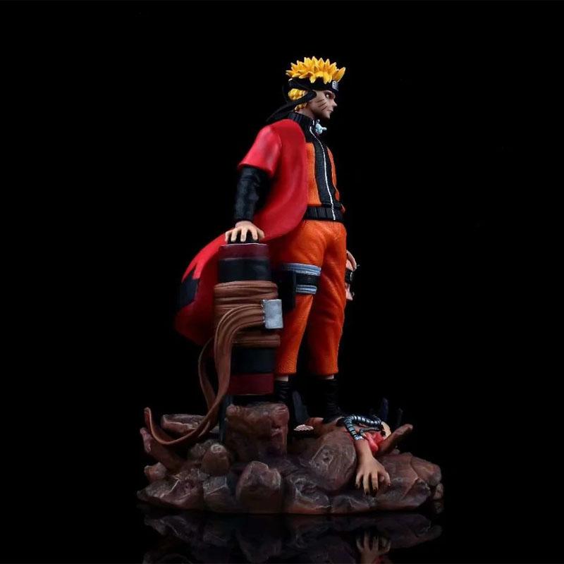 Anime Naruto Figure 29cm GK Naruto Uzumaki Standing Posture Action Figurine PVC Statue Model Decoration Doll Kid Toys Gift