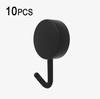 10/20/40PCS Self Adhesive Wall Hook Strong Without Drilling Coat Bag Bathroom Door Kitchen Towel Hooks Home Storage Accessories