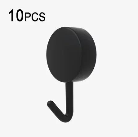 10/20/40PCS Self Adhesive Wall Hook Strong Without Drilling Coat Bag Bathroom Door Kitchen Towel Hooks Home Storage Accessories