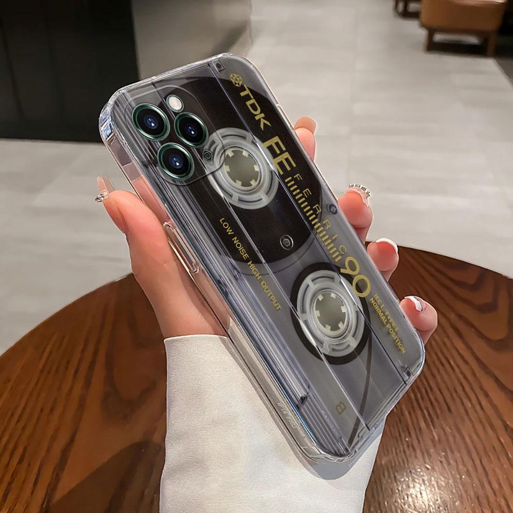 Cassette Tapes Circuit Board Camera Games-Bays Case For Apple iPhone 17 16 15 14 13 12 11 Pro Max 16 Plus 16E 17Air Phone Cover