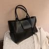 new trendy fashion shoulder bag portable woven tote bag Internet celebrity niche designer large capacity bag