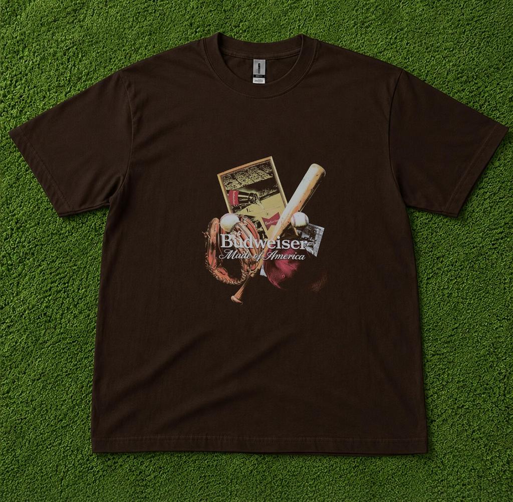 Budweiser T-Shirt and kids tshirt | Britpop 90s Music Tee, Vintage Style, unisex bandtee,graphictee,90s Shirt and kids tshirt