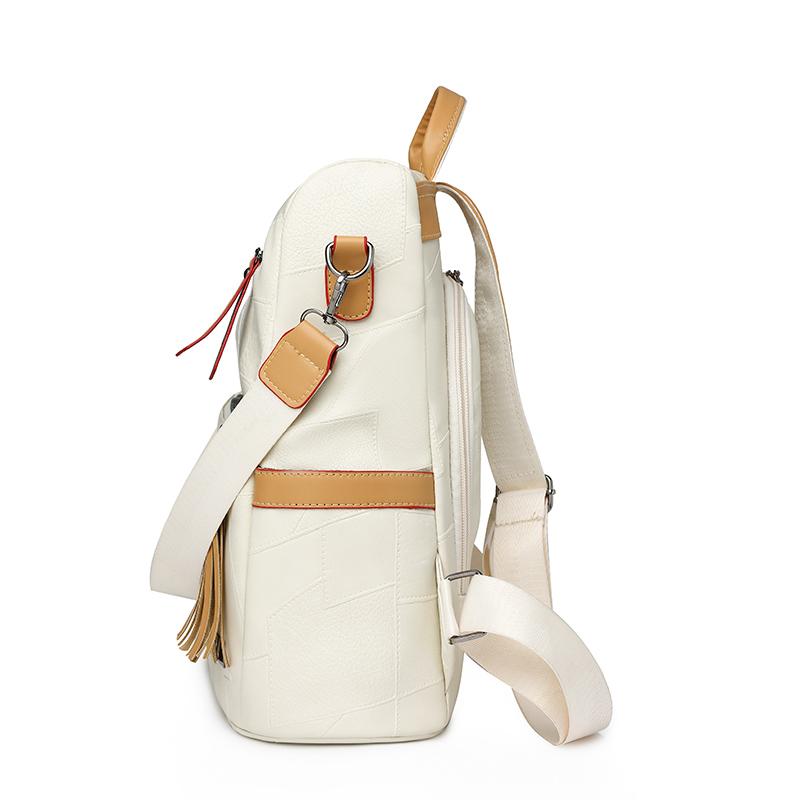 Damryggsäck i retrostil Ryggsäck med stor kapacitet Multifunktionell axelväska