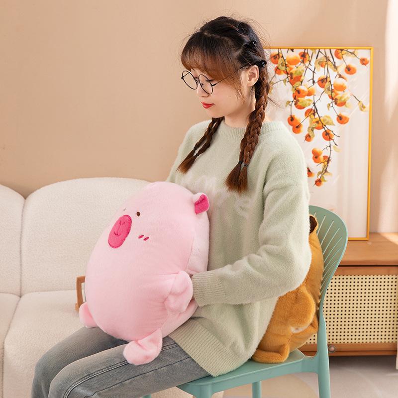 Capybara Plush Toy Kapibara Winter Hand Warmer Throw Pillow Student Antifreeze Ugly Cute Doll Female Hand Warmer