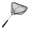 50cm Folding Fishing Brail Net Telescopic Fishing Landing Net Scoop Net Mini Stainless Steel Manual Fishing Brail Net