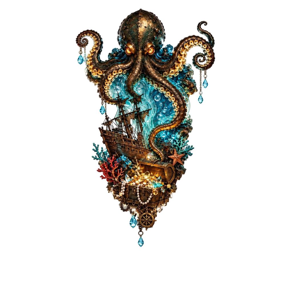 Steampunk Wall Decor 2D Flat Wall Hanging for Home Living Room Bedroom