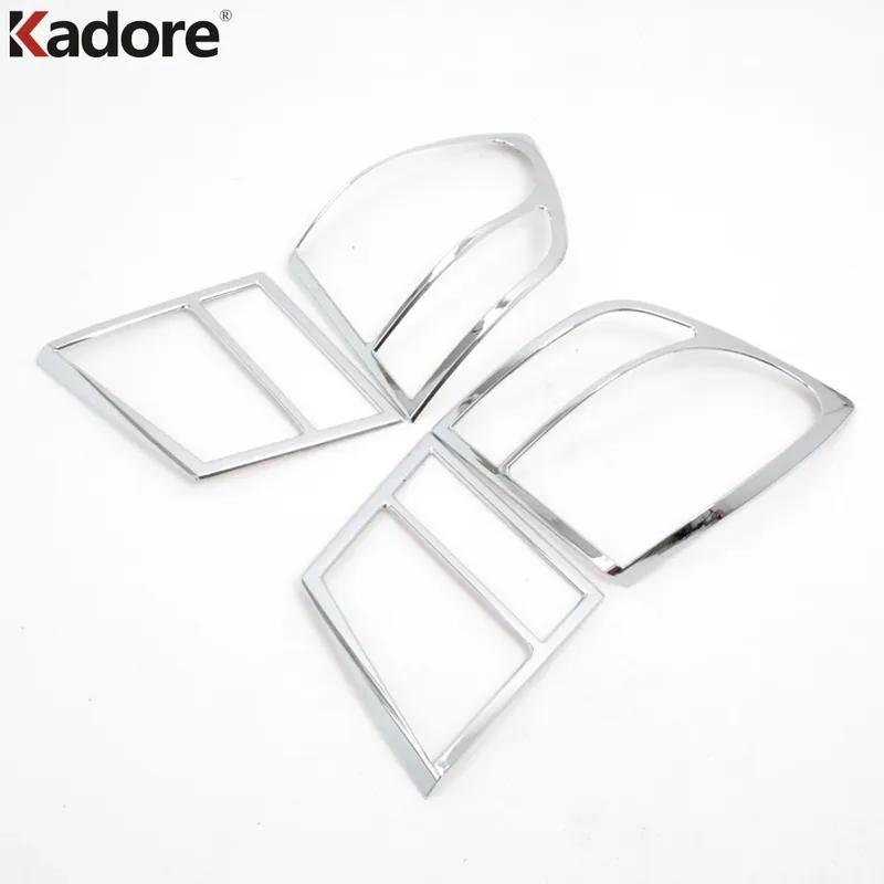 Rear Tail Light Lamp Cover Trim For Dodge Journey JC Fiat Freemont 2012- Chrome Car Taillight Frame Trims Accessories